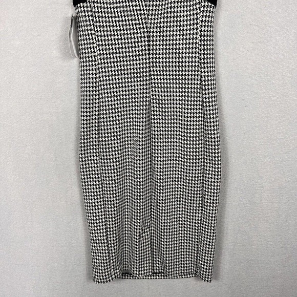 NWT Lauren Ralph Lauren Midi Dress Petite XS Houndstooth Print Sleeveless - Picture 12 of 14